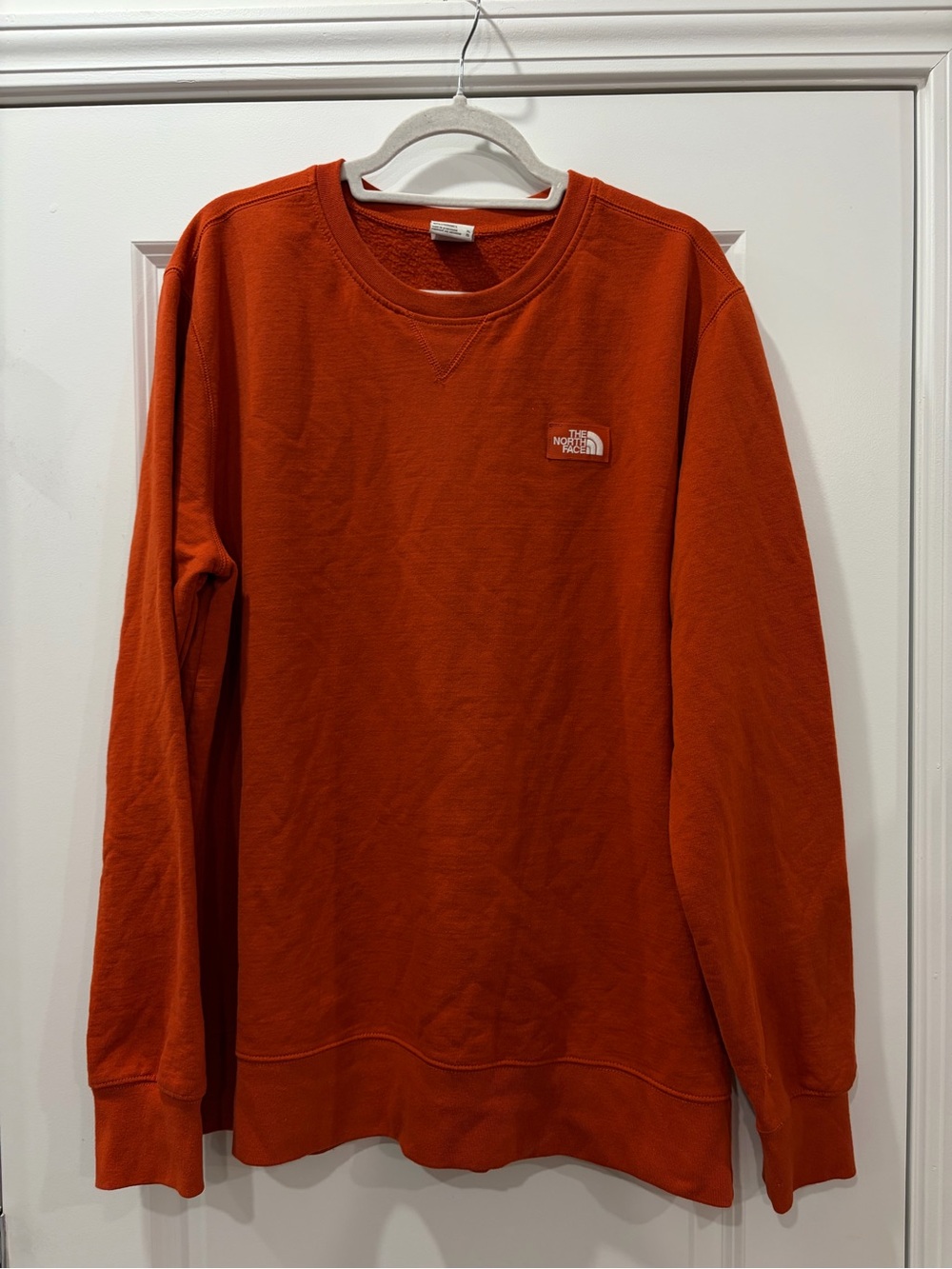 The North Face Men's Crewneck Sweatshirt - Rust Orange - XL